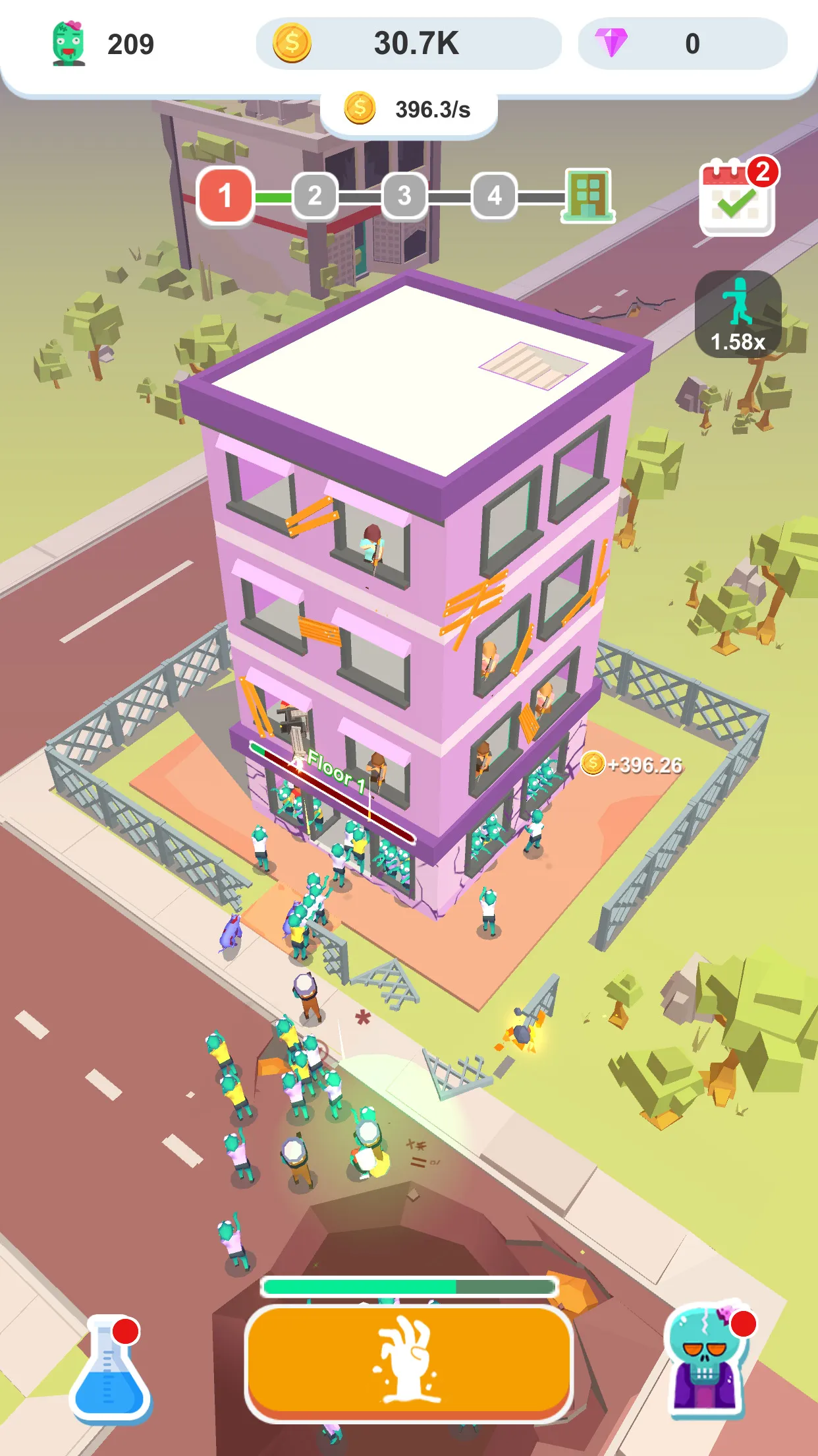 Idle Zombie Army | Indus Appstore | Screenshot