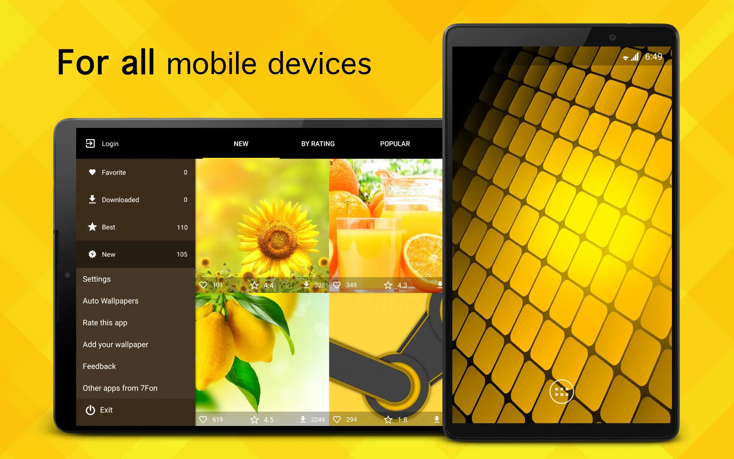 Yellow Wallpapers 4K | Indus Appstore | Screenshot