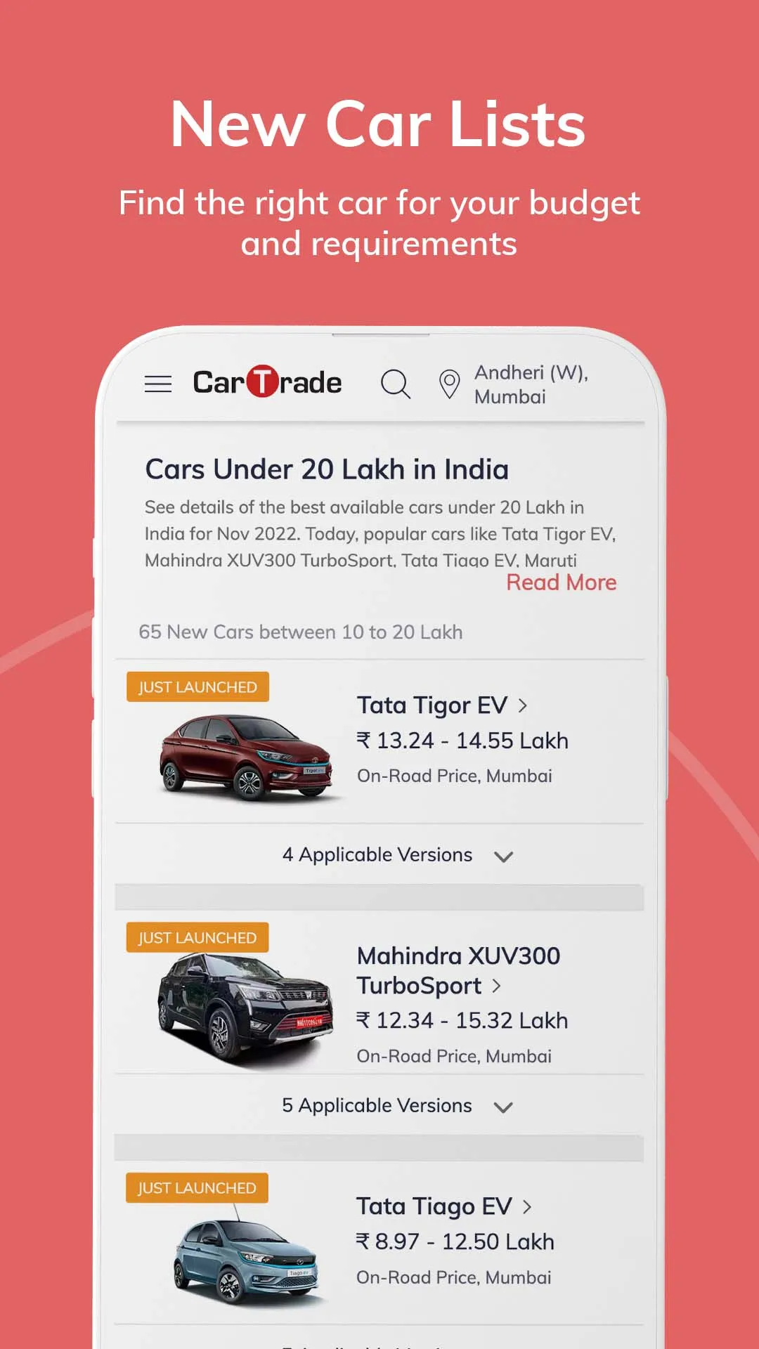 CarTrade - New Cars, Used Cars | Indus Appstore | Screenshot