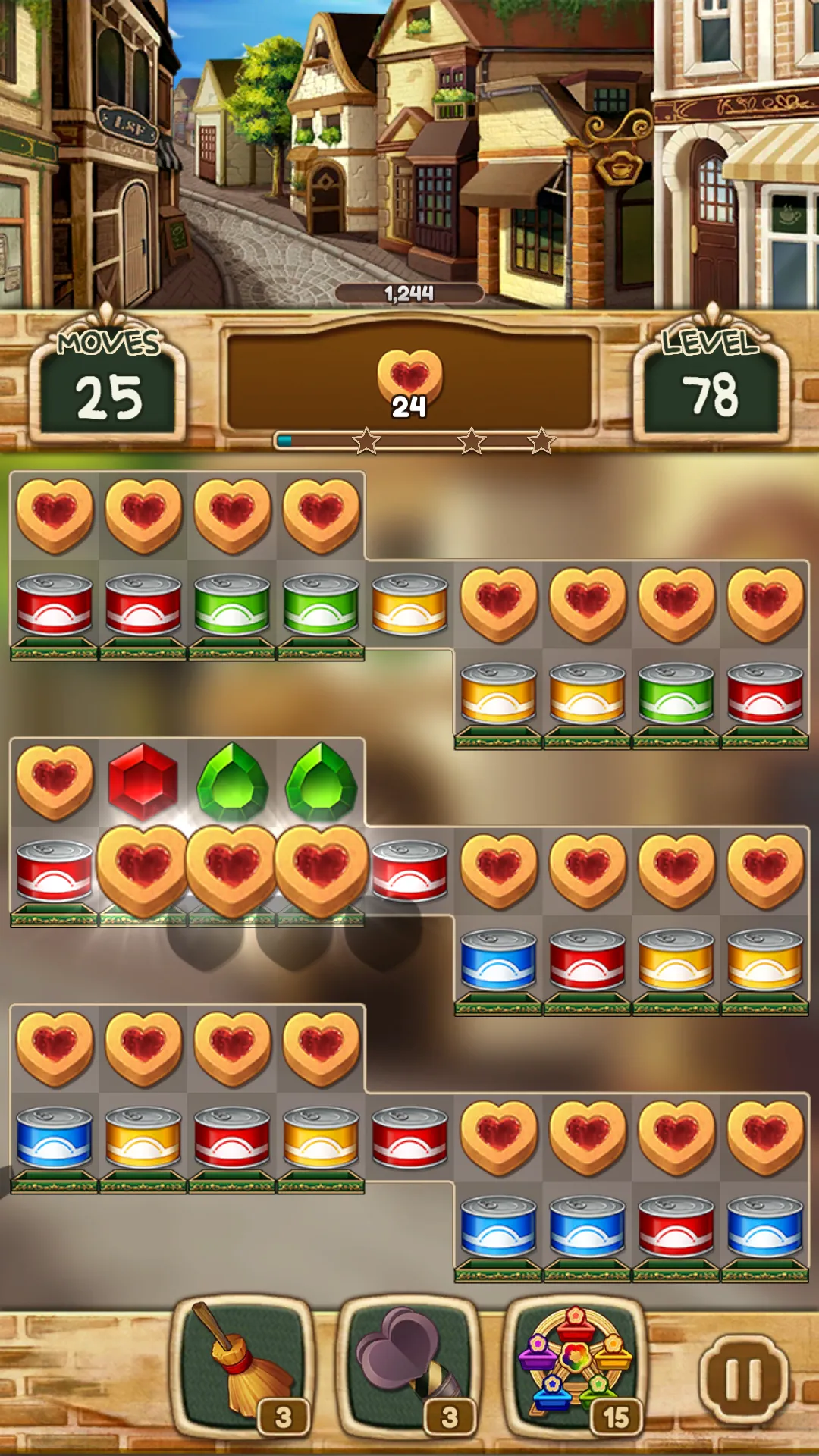 Jewel pretty alley: Match 3 | Indus Appstore | Screenshot