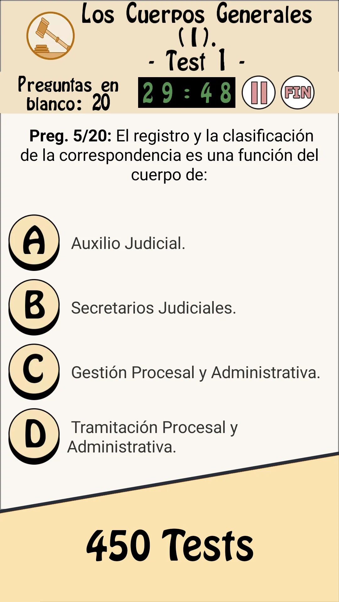 TestOpos Justicia 2024 | Indus Appstore | Screenshot