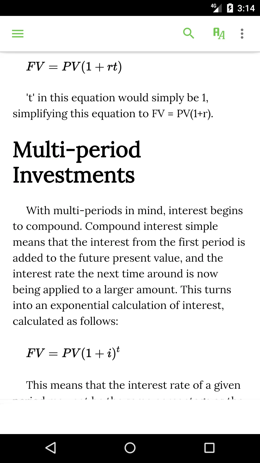 Finance Textbook | Indus Appstore | Screenshot