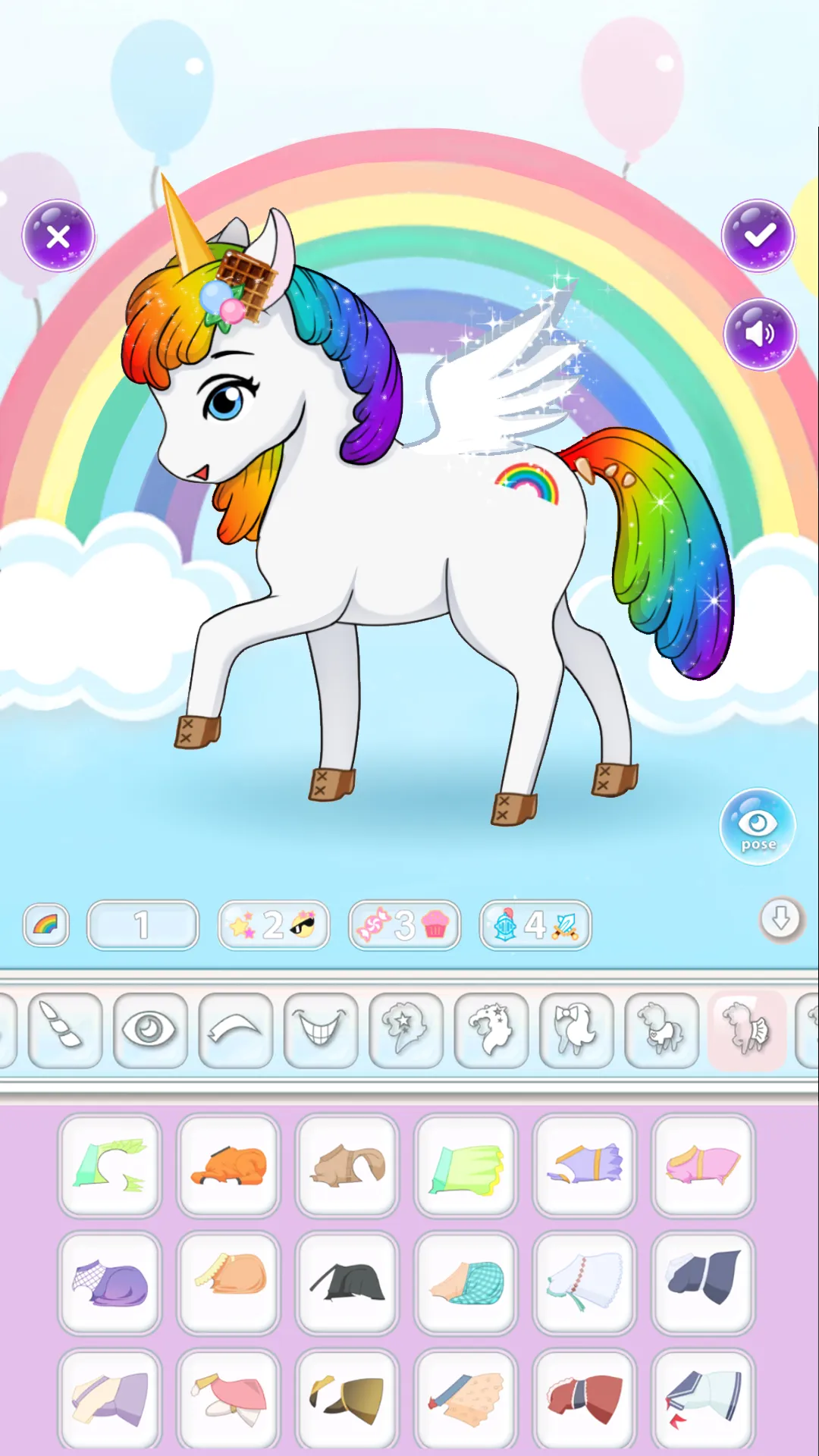 Chibi Unicorn Games for Girls | Indus Appstore | Screenshot