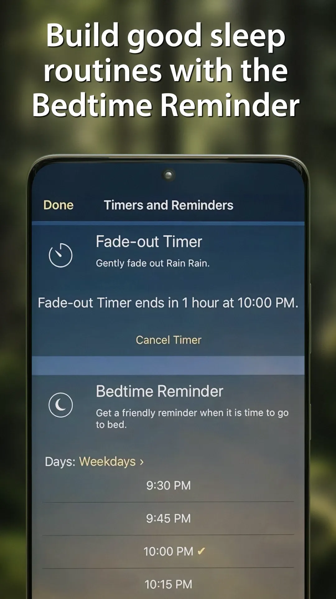 Rain Rain Sleep Sounds | Indus Appstore | Screenshot