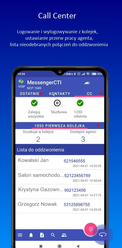 MessengerCTI | Indus Appstore | Screenshot