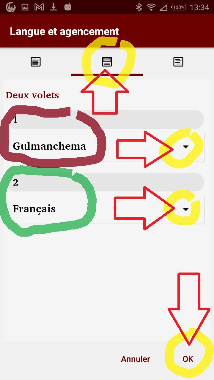 Gulmancema Français Engl Arabe | Indus Appstore | Screenshot