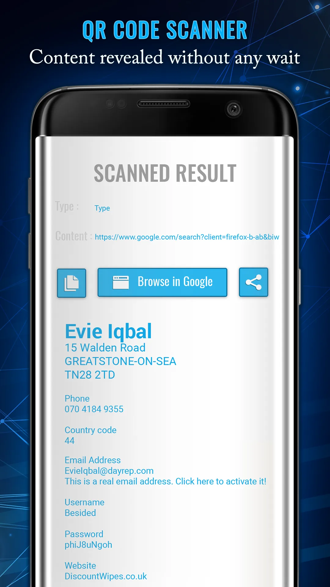 QR, Barcode Reader & Scanner | Indus Appstore | Screenshot