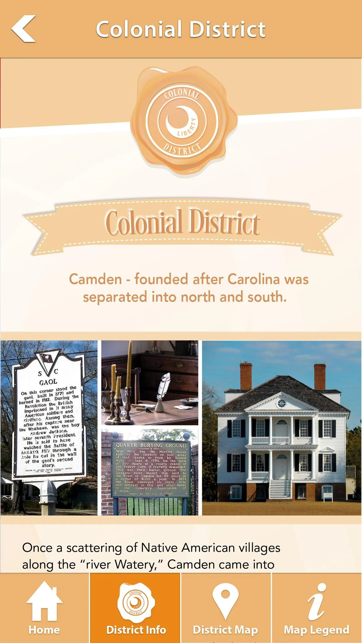 Camden, SC - Audio Tours | Indus Appstore | Screenshot