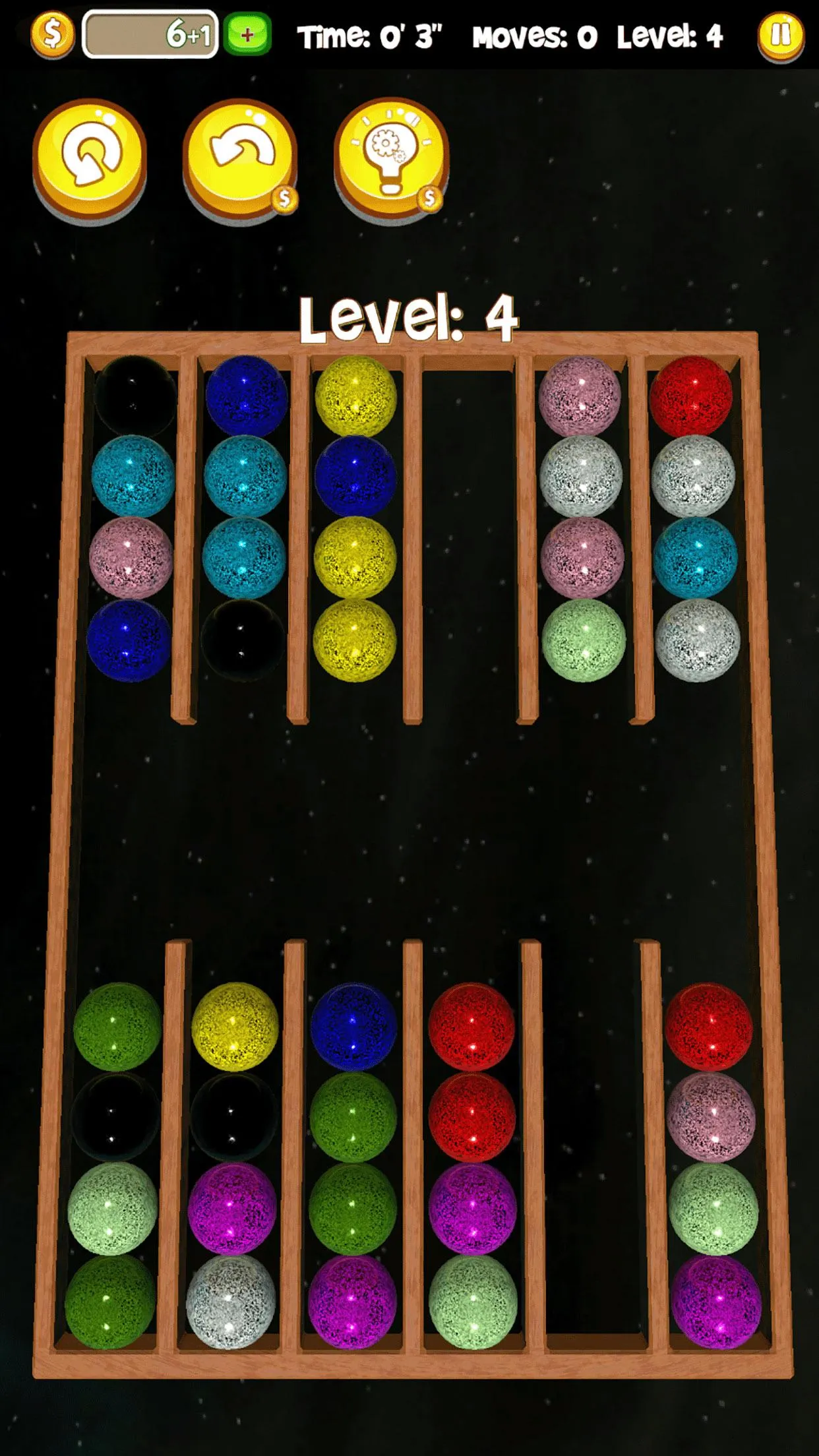 Brain Marbles ball sort puzzle | Indus Appstore | Screenshot