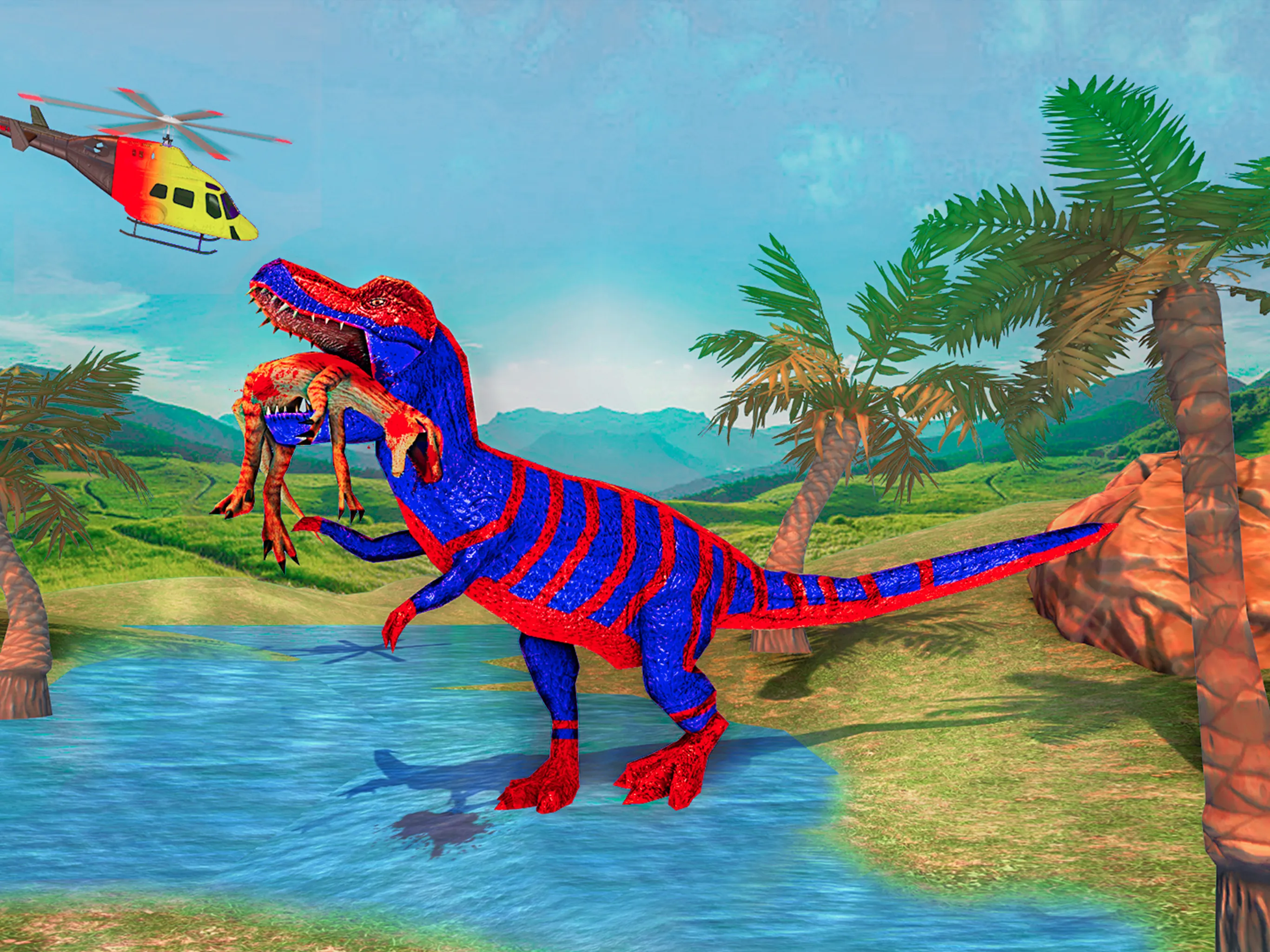 Dinosaur Shooter - Desert Dino | Indus Appstore | Screenshot