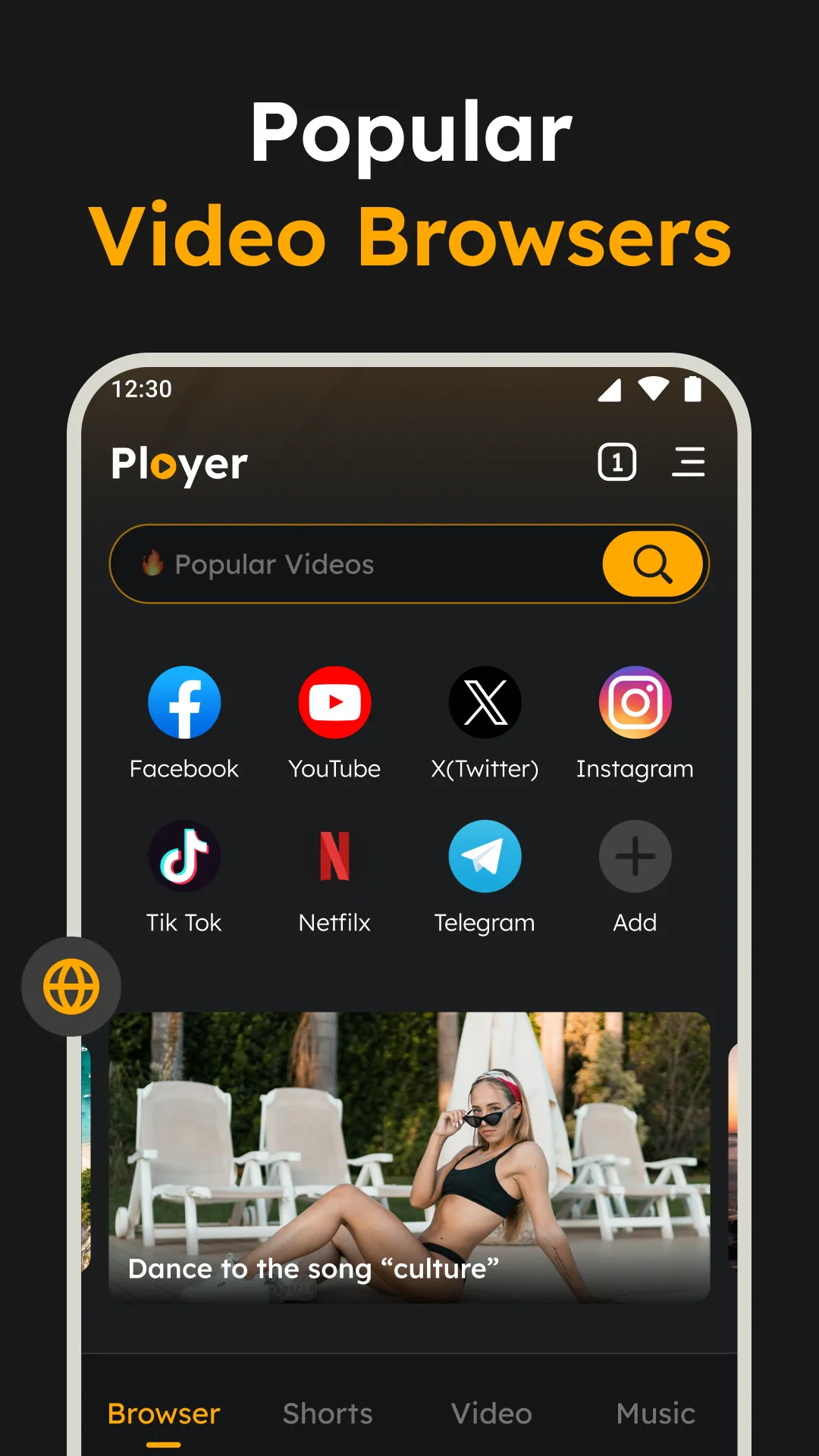 Video Hub - Privacy HD Player | Indus Appstore | Screenshot