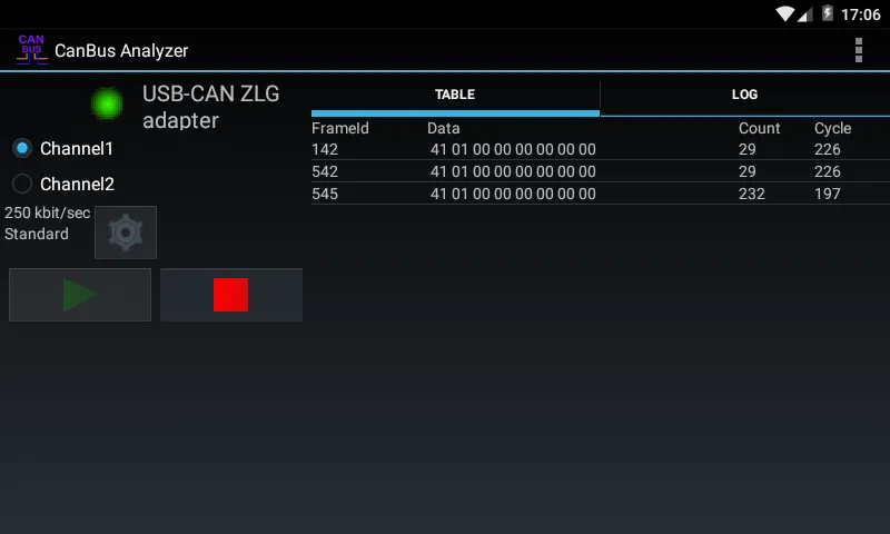 CanBus Analyzer - CANalyst-II | Indus Appstore | Screenshot