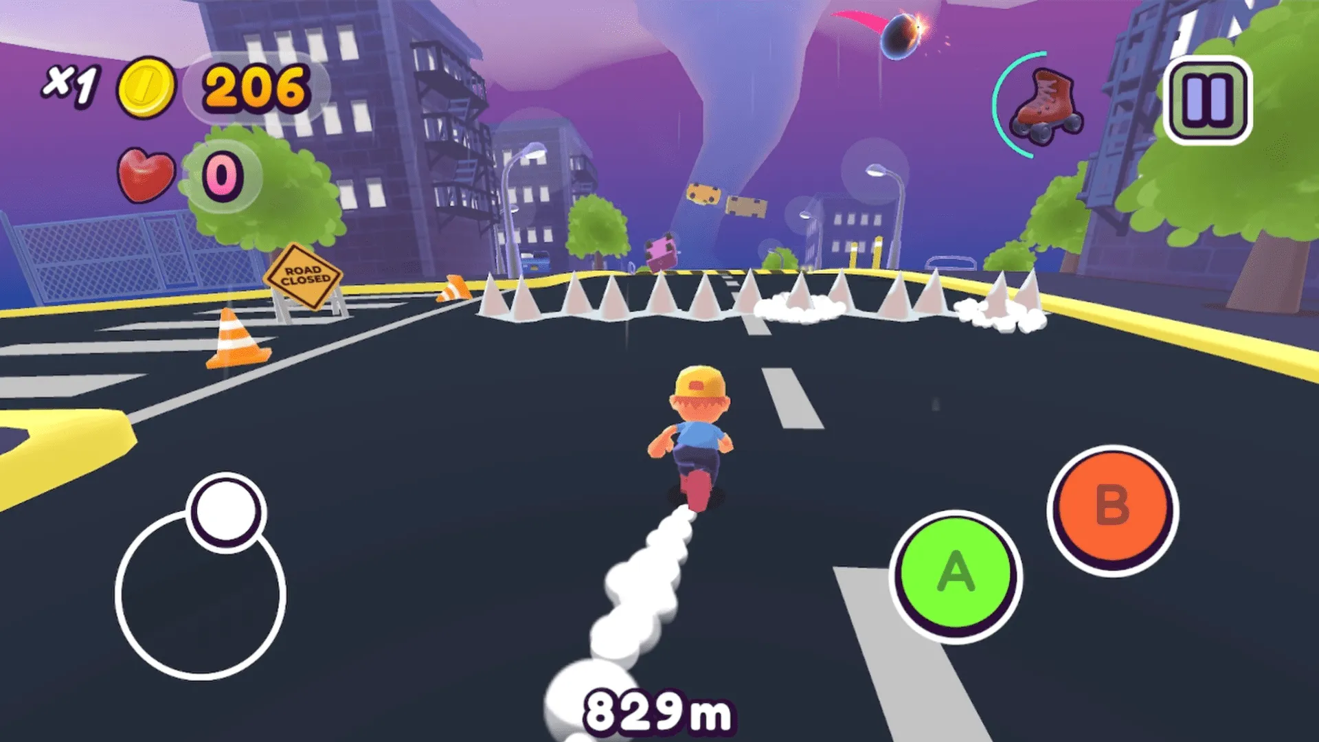 Sidestep Storm - Running Game | Indus Appstore | Screenshot