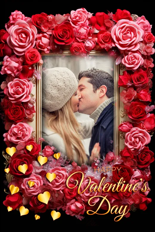 Valentine day photo frame 2024 | Indus Appstore | Screenshot