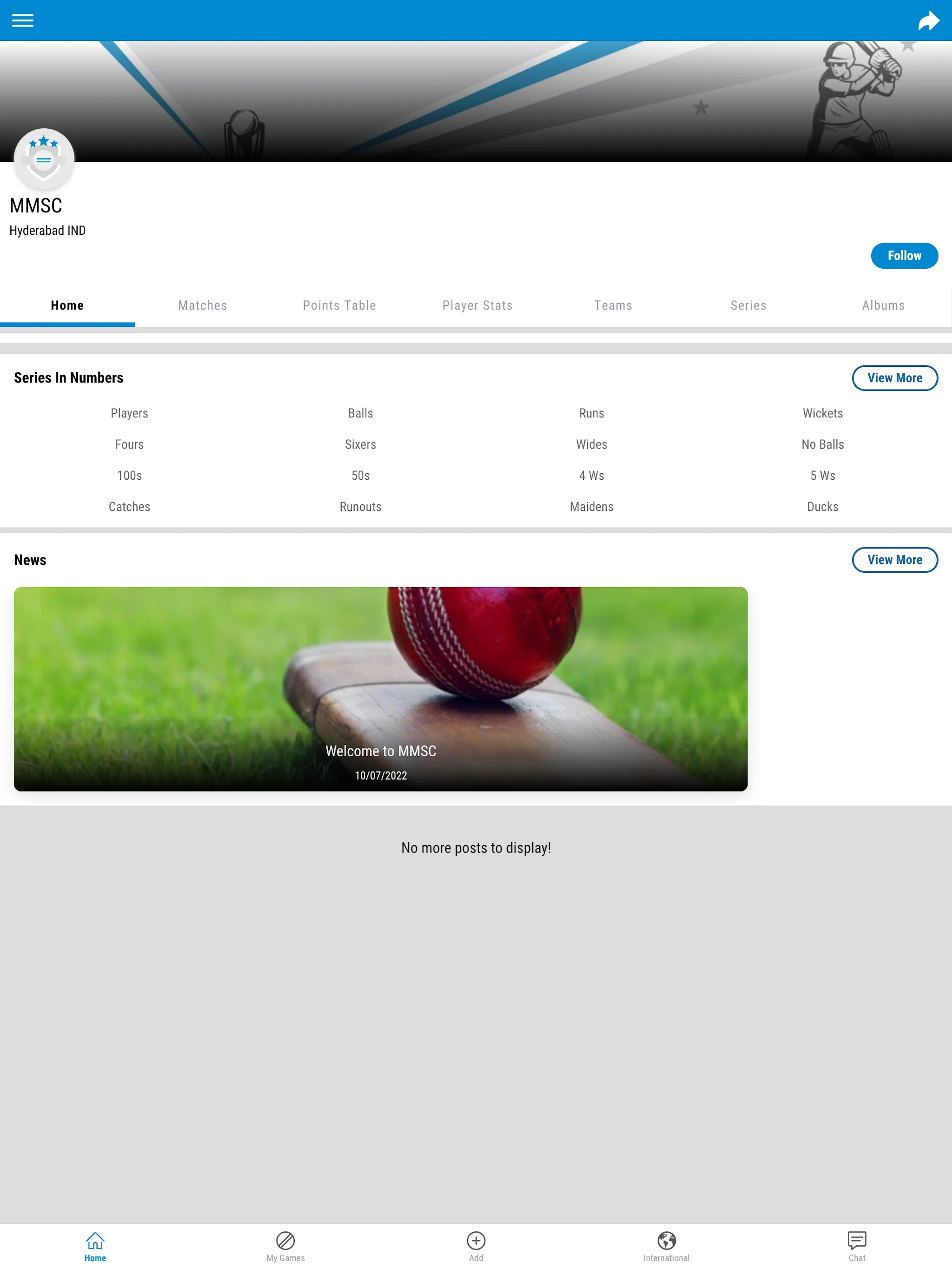 MMSC MediCricket | Indus Appstore | Screenshot