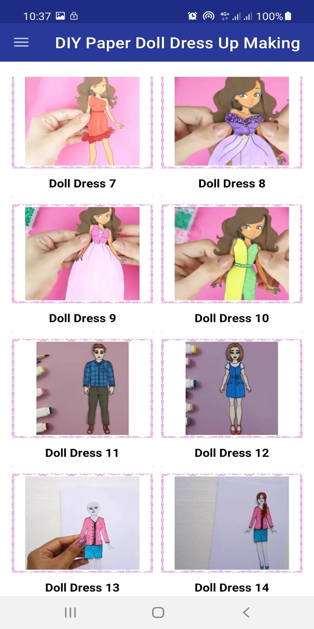 DIY Paper Doll Dress Up Making | Indus Appstore | Screenshot