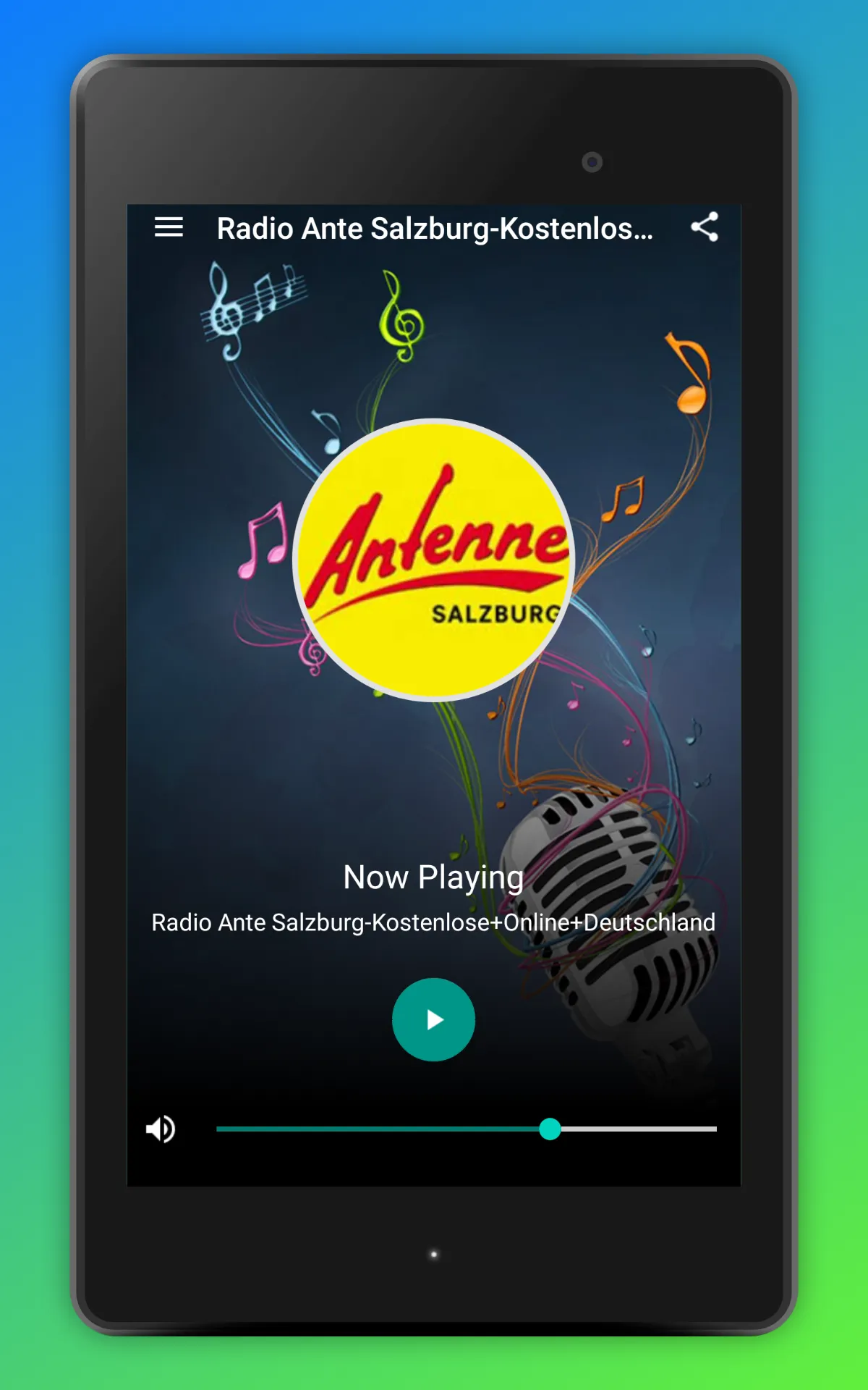 Radio Antenne Salzburg Online | Indus Appstore | Screenshot