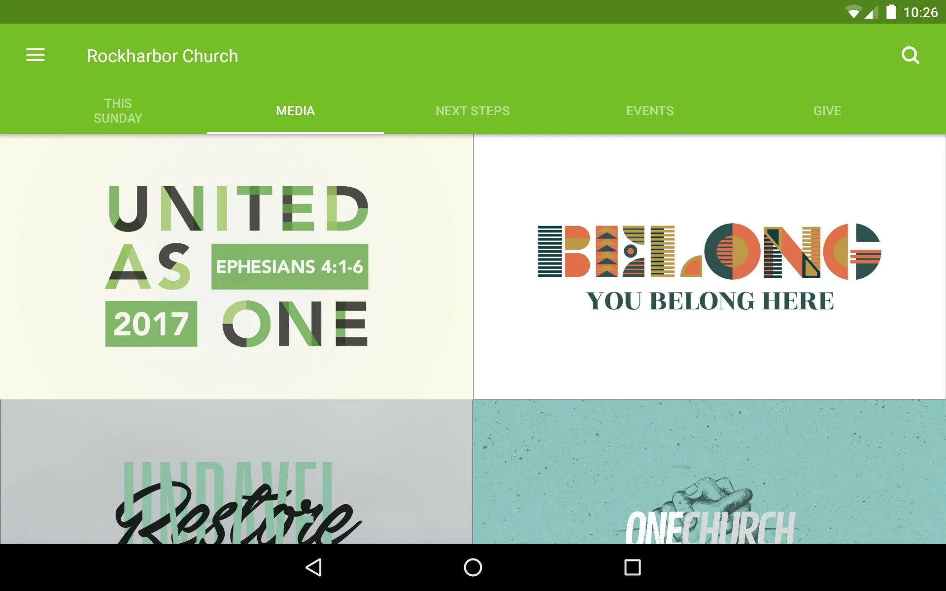 Rockharbor Church | Indus Appstore | Screenshot