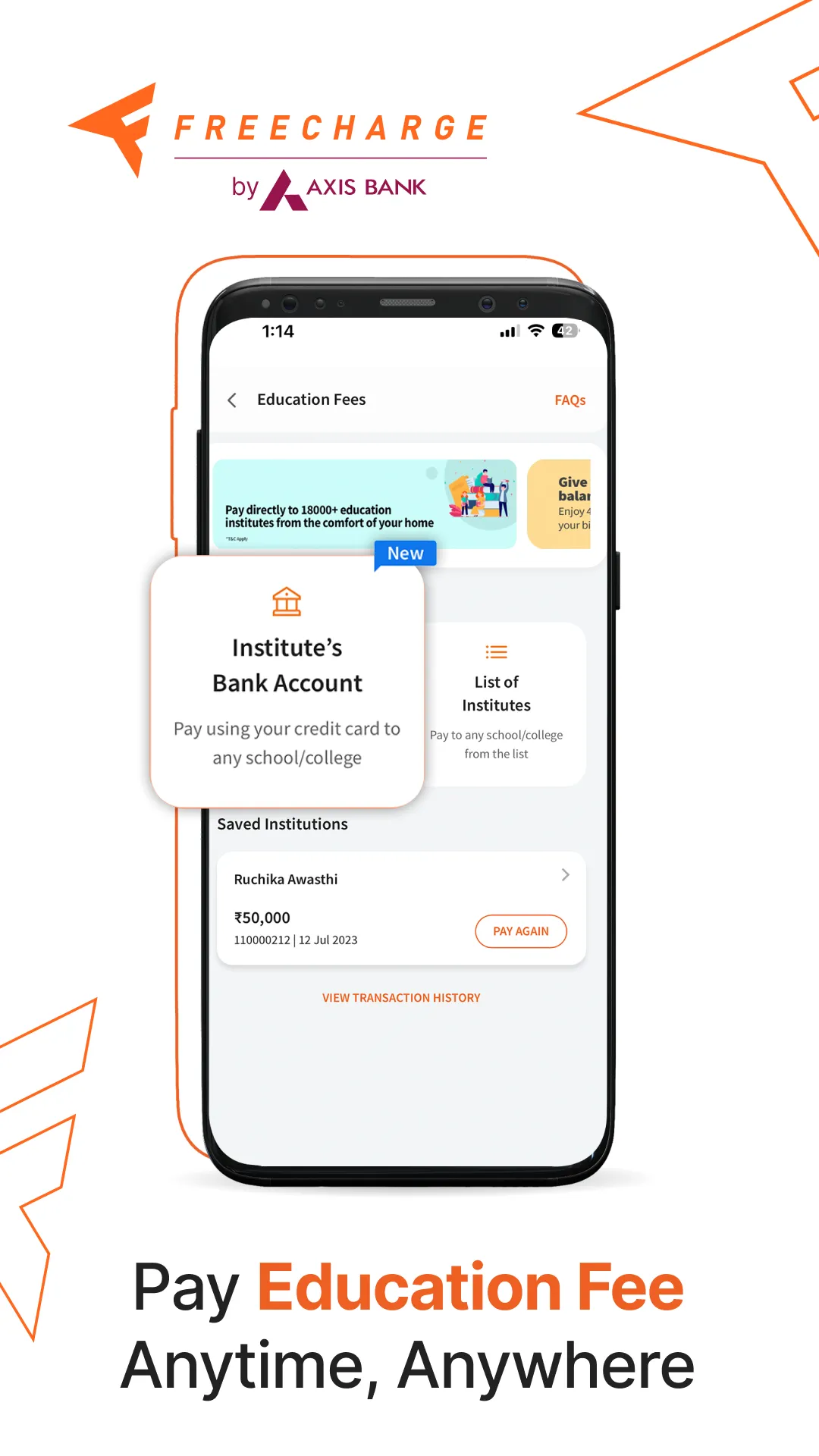 Freecharge UPI & Credit Card | Indus Appstore | Screenshot