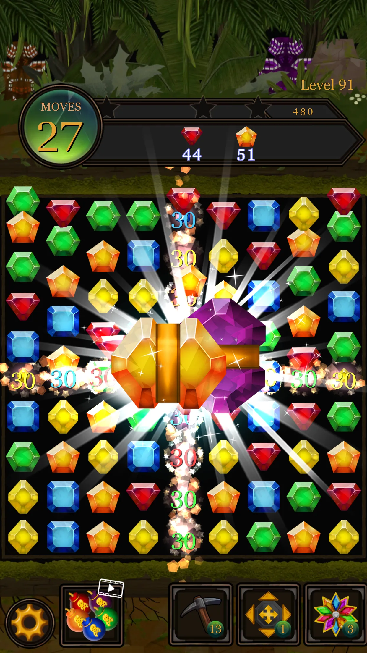 Secret Jungle - Match 3 Jewels | Indus Appstore | Screenshot