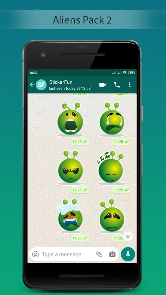 Alien Stickers - WAStickerApps | Indus Appstore | Screenshot