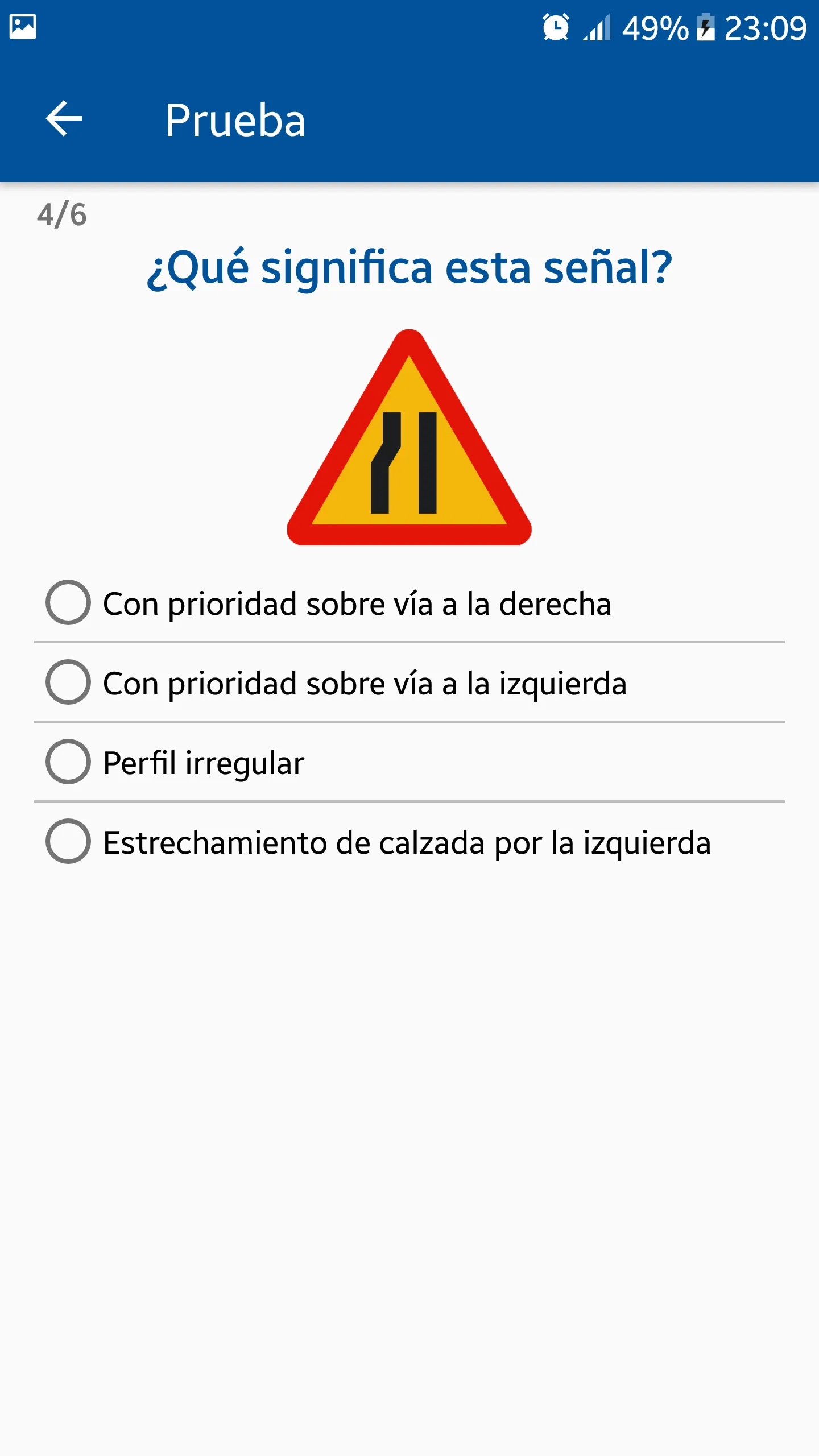 Conozco las señales de tráfico | Indus Appstore | Screenshot