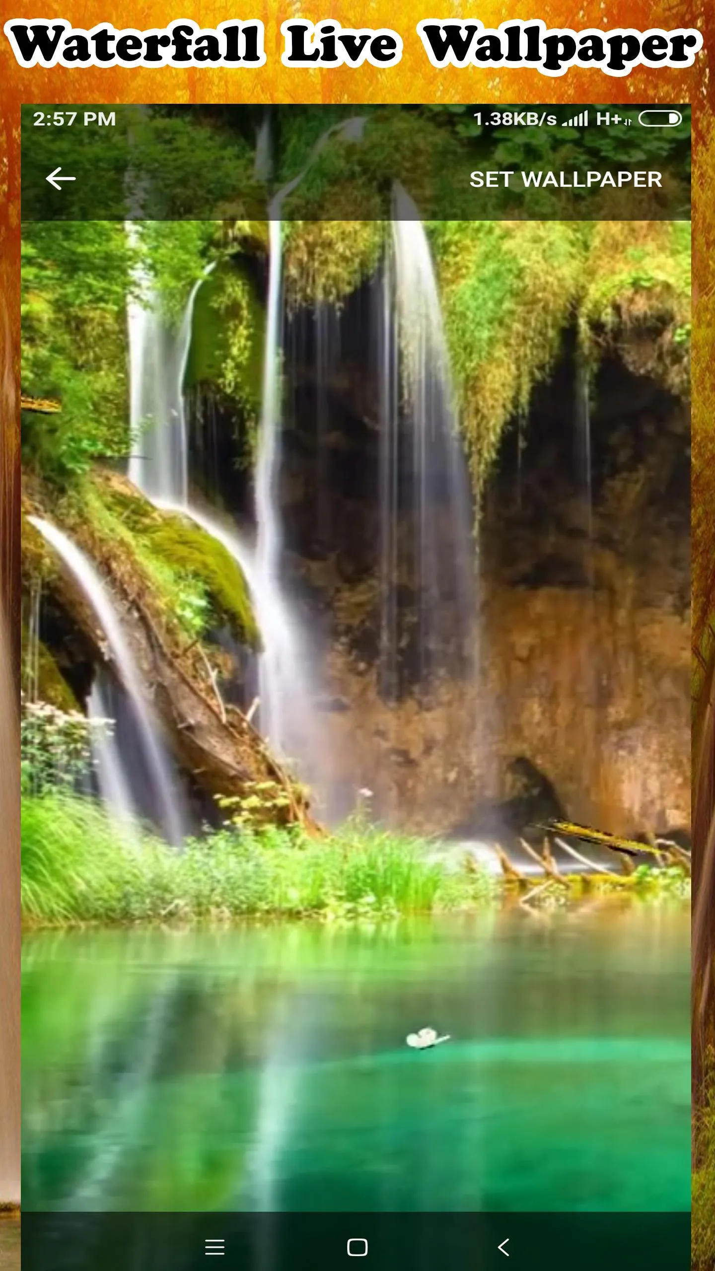 Waterfall Live Wallpaper | Indus Appstore | Screenshot