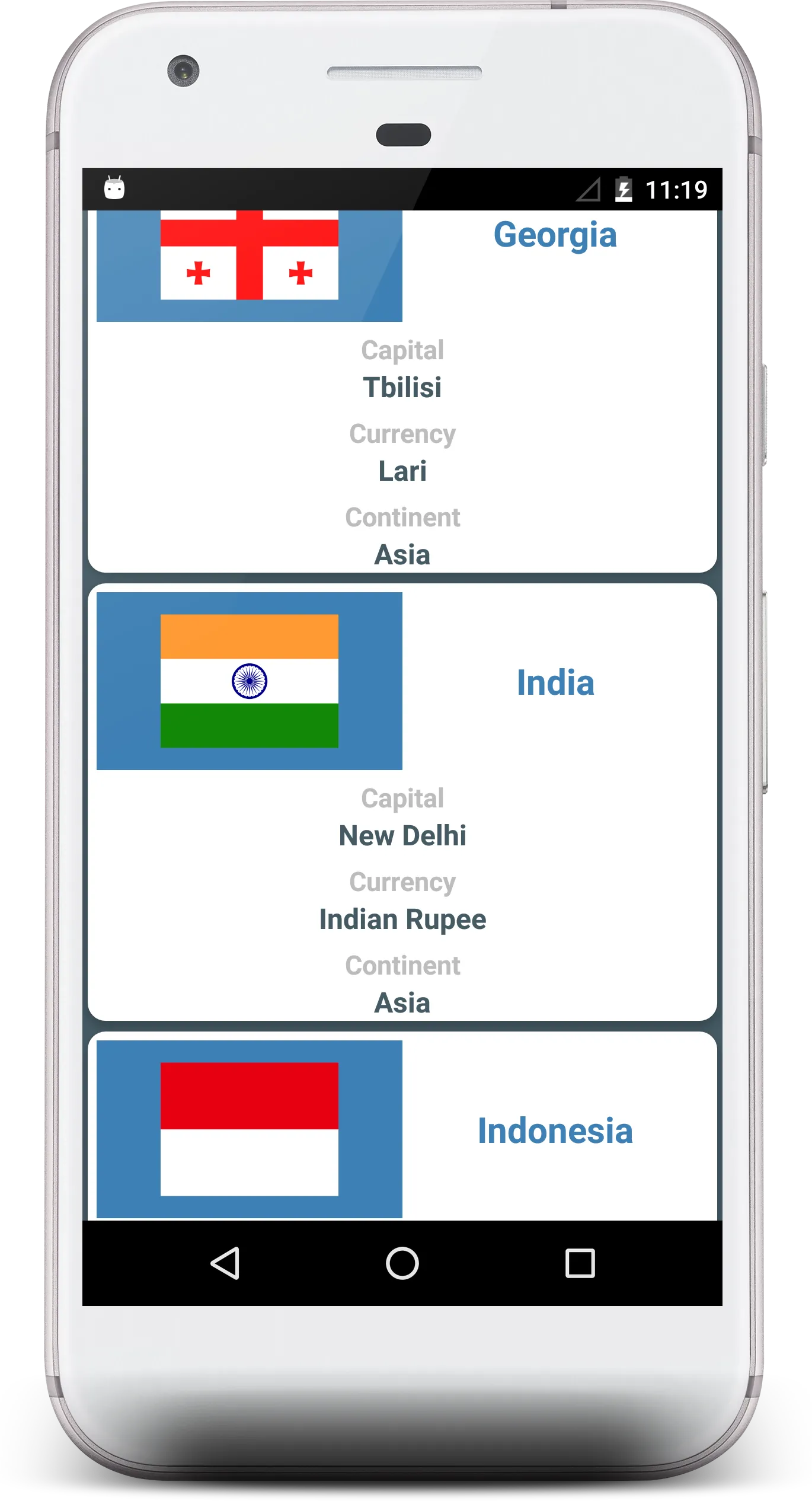 Asian Countries & Capital Quiz | Indus Appstore | Screenshot