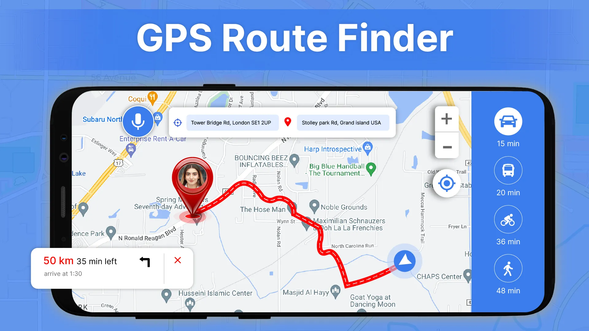 GPS Navigation Map Route Find | Indus Appstore | Screenshot