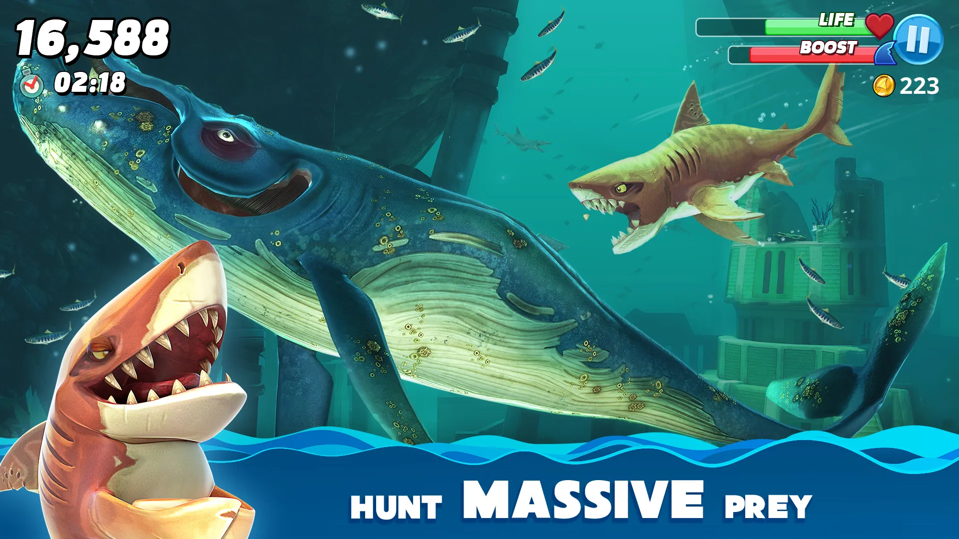 Hungry Shark World | Indus Appstore | Screenshot