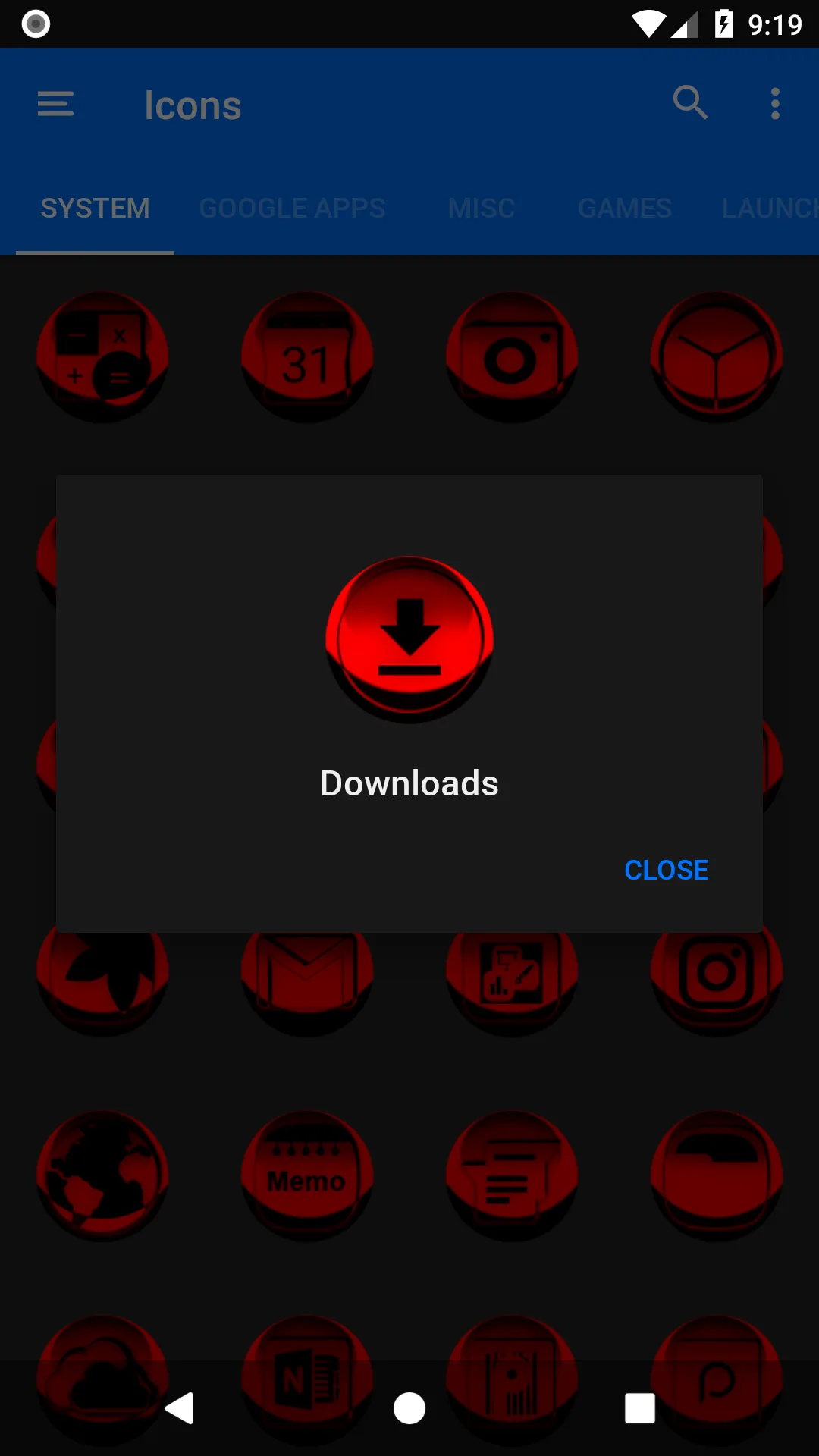 Red Icon Pack Style 3 | Indus Appstore | Screenshot