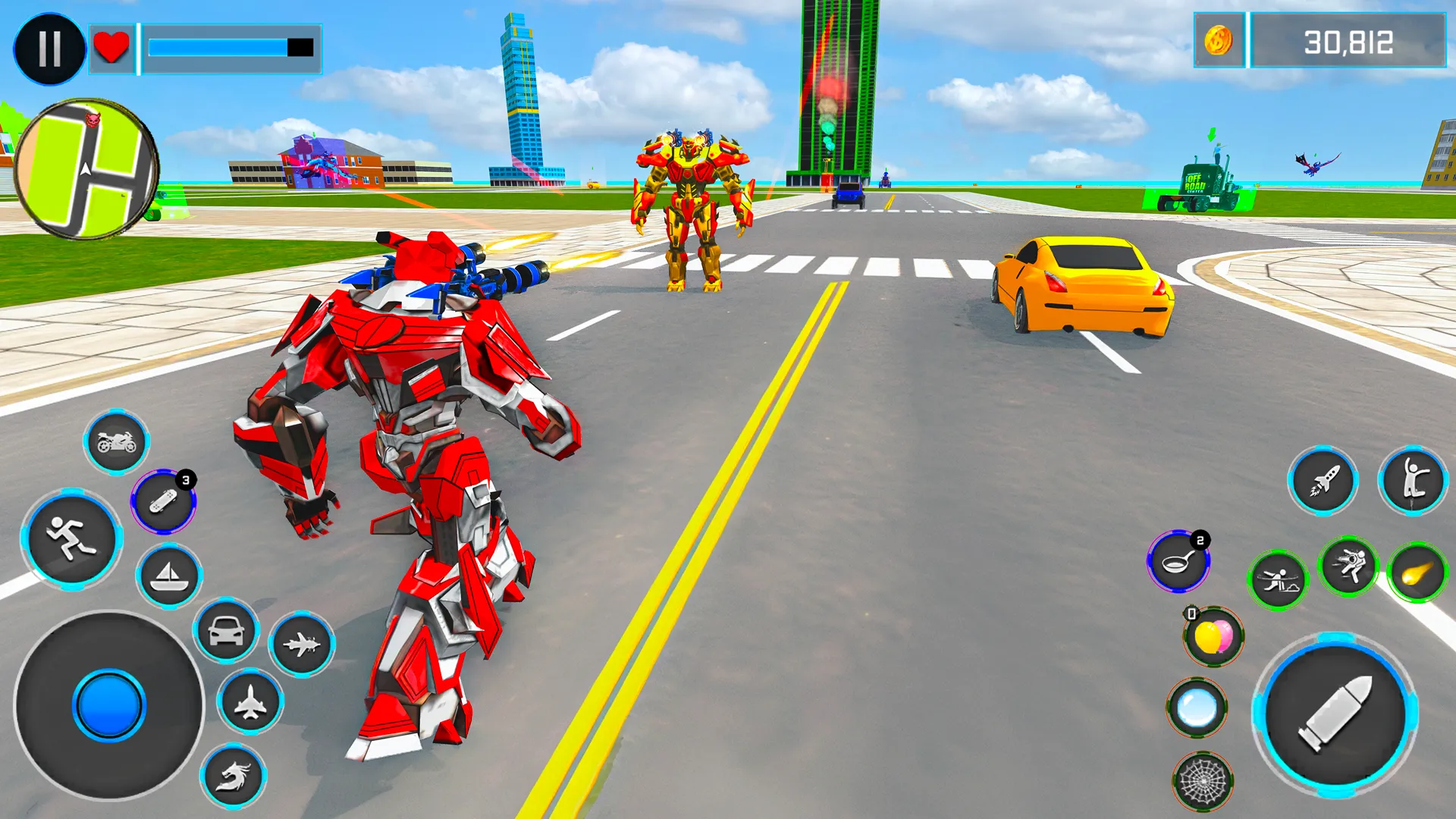 Robot Transform War Car Games | Indus Appstore | Screenshot