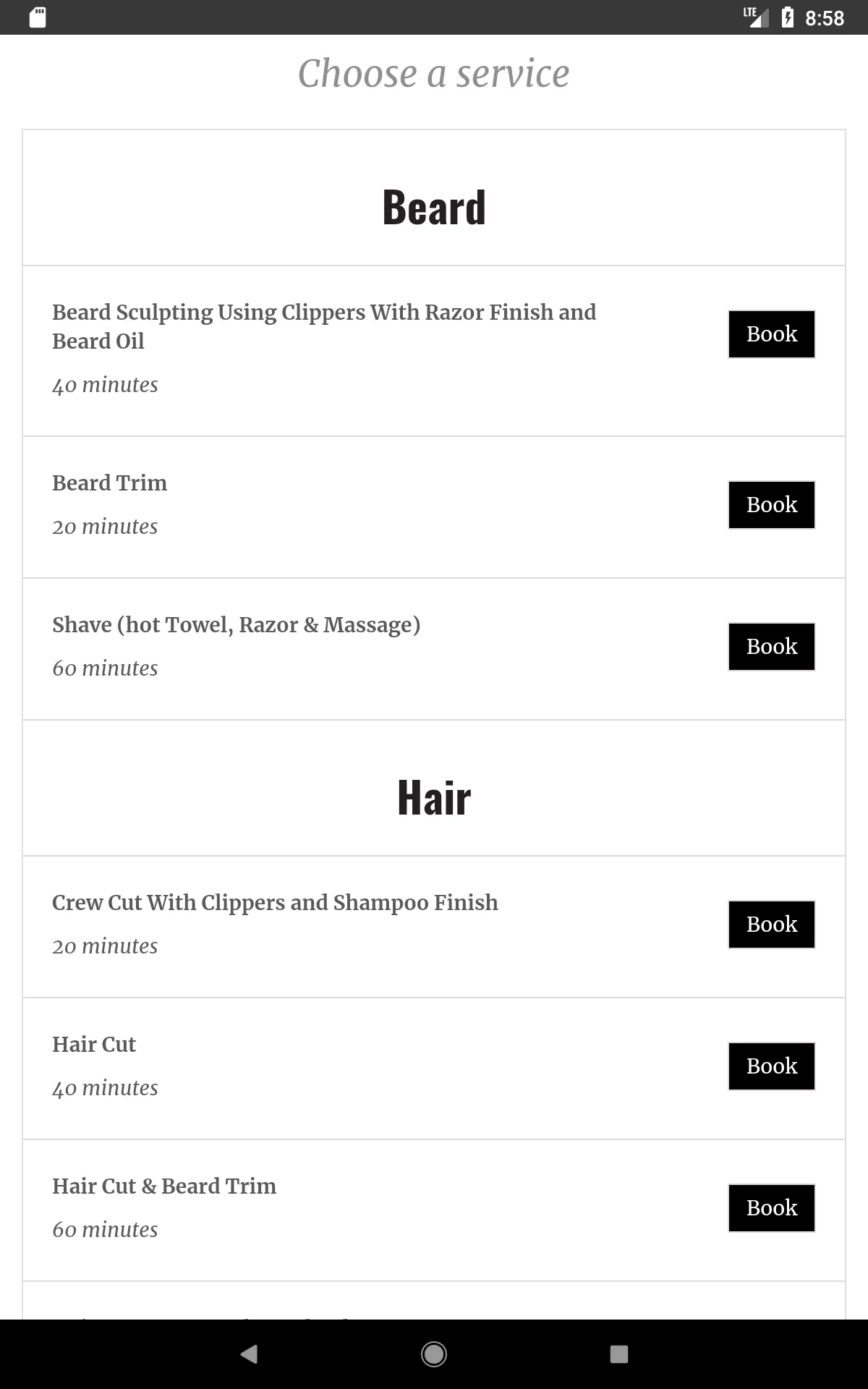 Flanagans Barbers | Indus Appstore | Screenshot