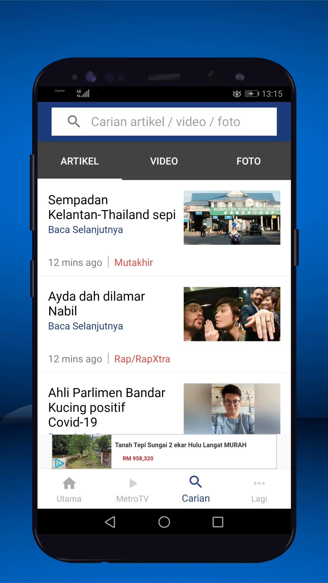 Harian Metro Mobile | Indus Appstore | Screenshot