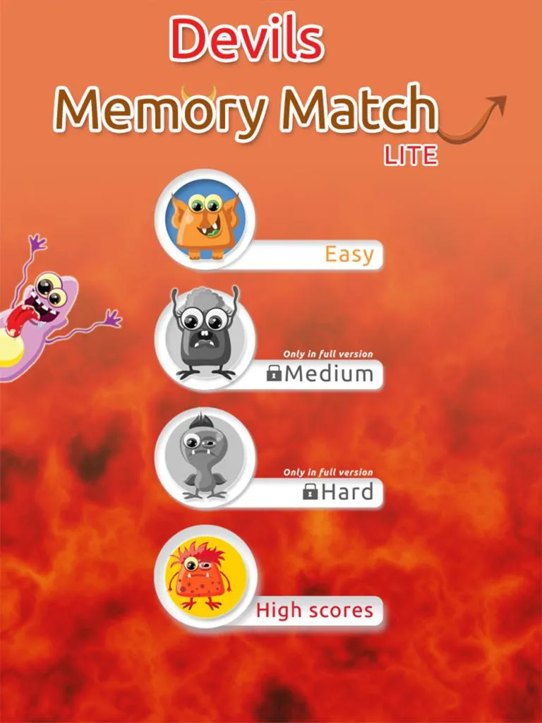 Devils Memory Match Lite | Indus Appstore | Screenshot