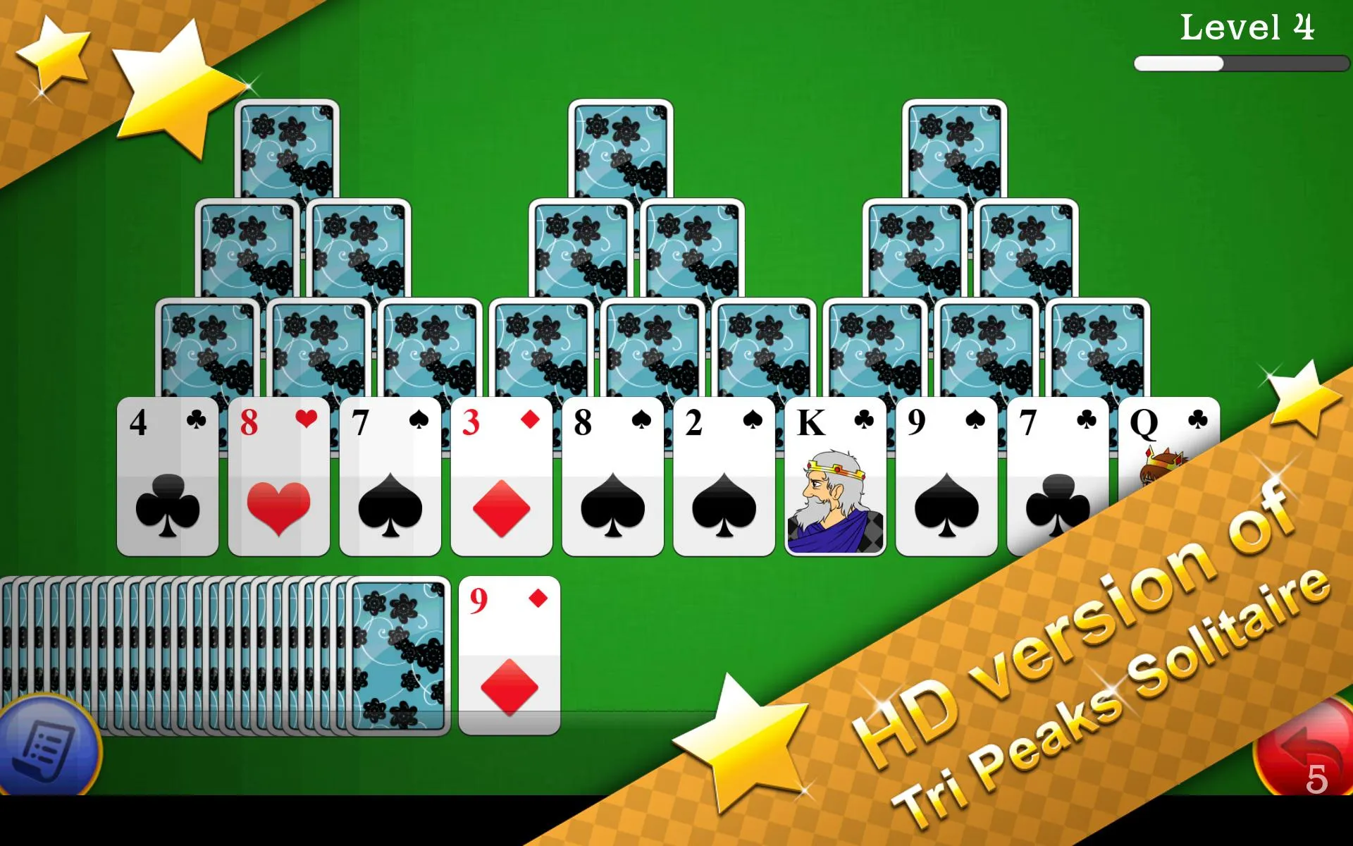 Classic Tri Peaks Solitaire | Indus Appstore | Screenshot