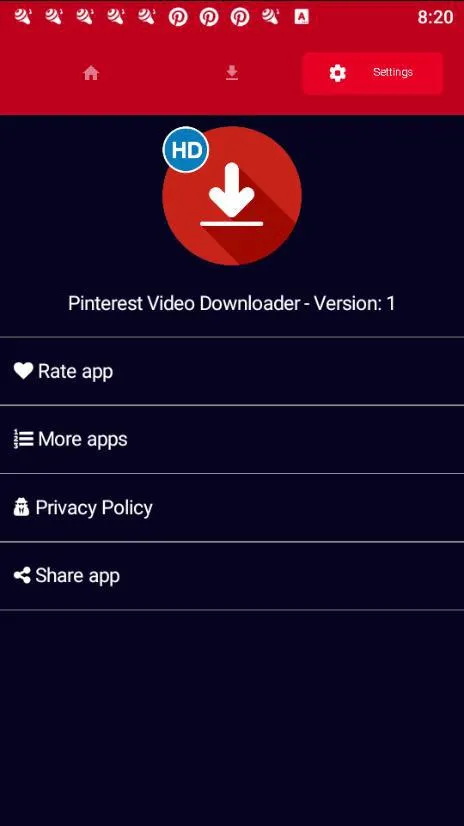 Download Video for Pinterest | Indus Appstore | Screenshot