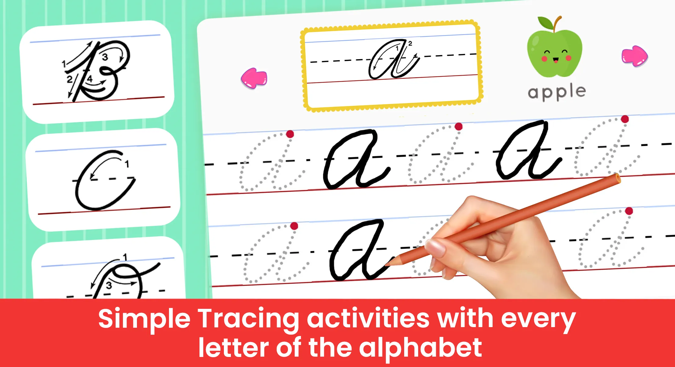 Toddlers ABC Cursive Writing | Indus Appstore | Screenshot