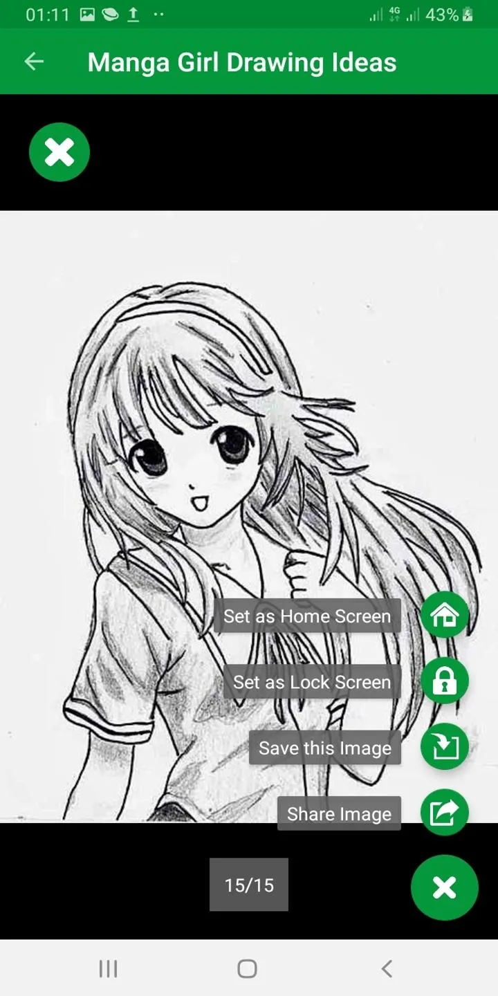 Drawing Manga Girl Ideas | Indus Appstore | Screenshot