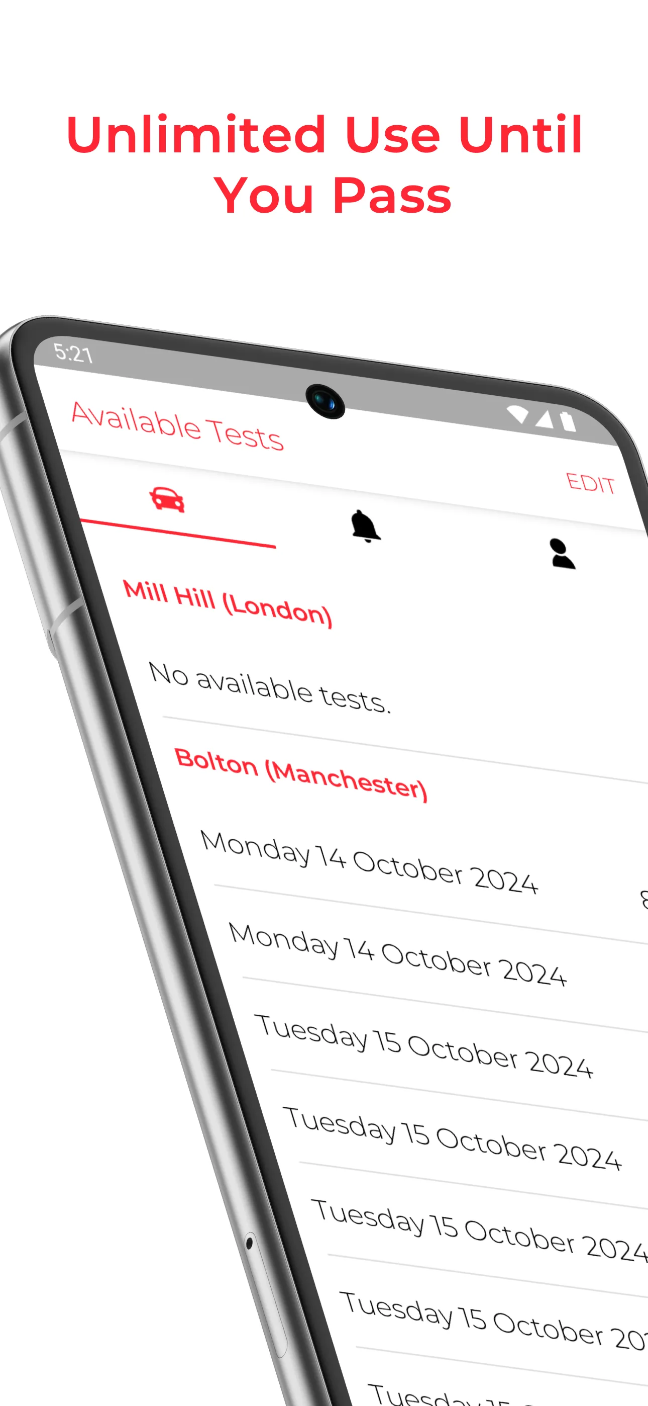 Testi Driving Cancellations UK | Indus Appstore | Screenshot