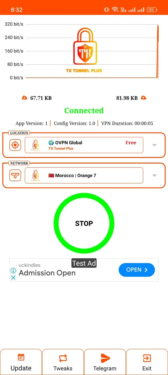 Tx Tunnel Plus Vpn | Indus Appstore | Screenshot