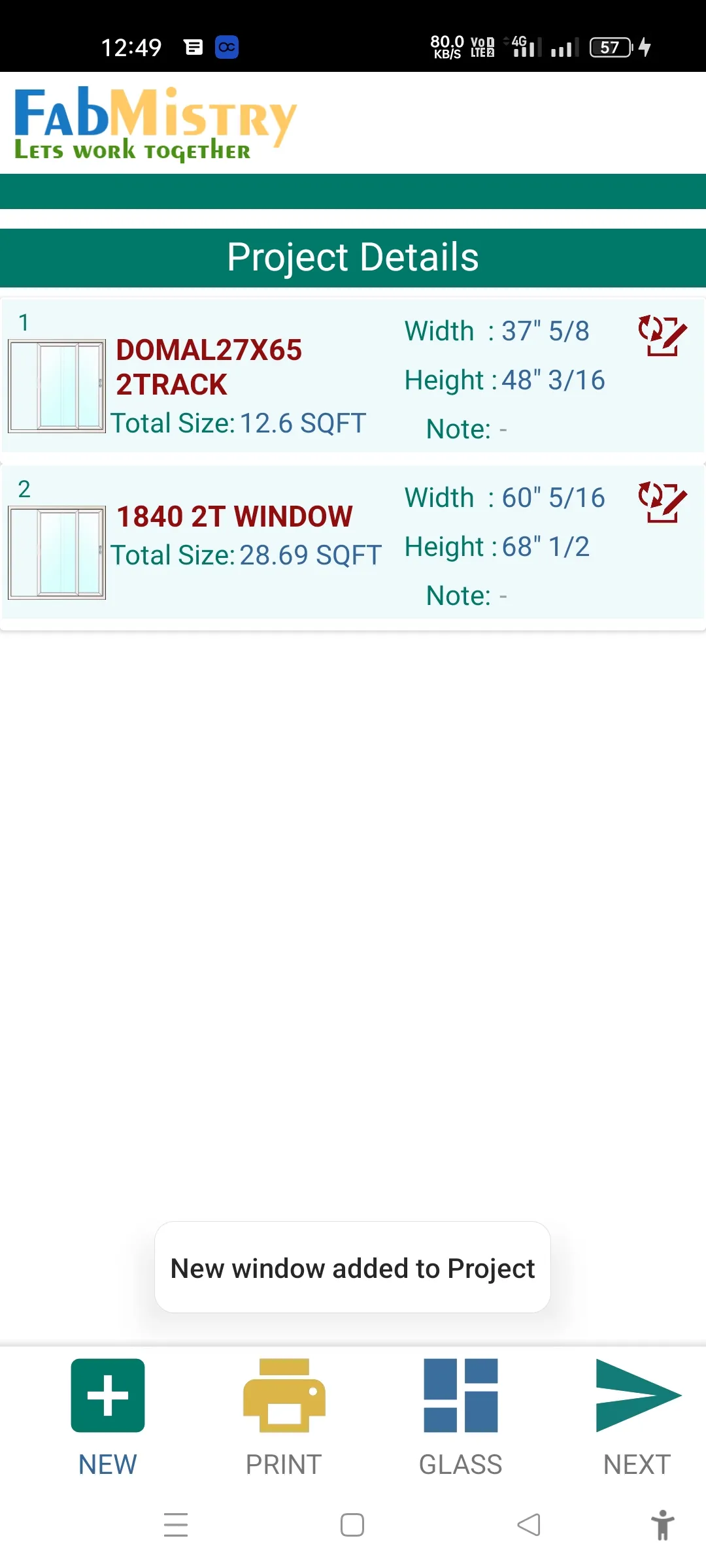 FabMistry - aluminium windows | Indus Appstore | Screenshot