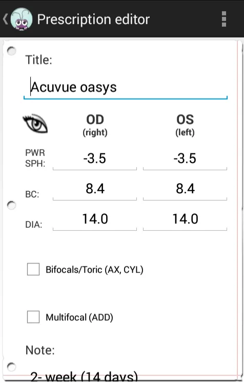 Contact lenses | Indus Appstore | Screenshot