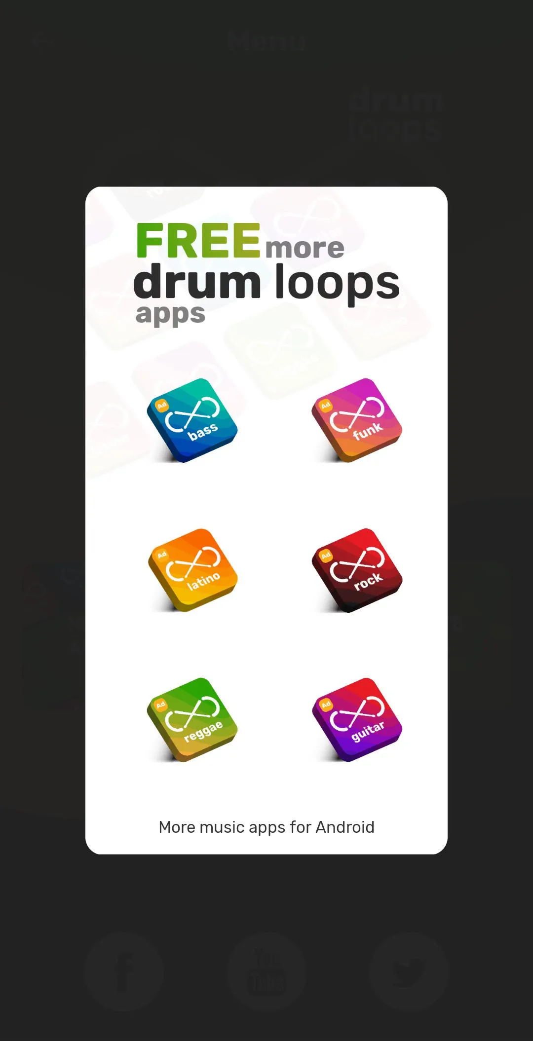 Drum Loops Reggae | Indus Appstore | Screenshot