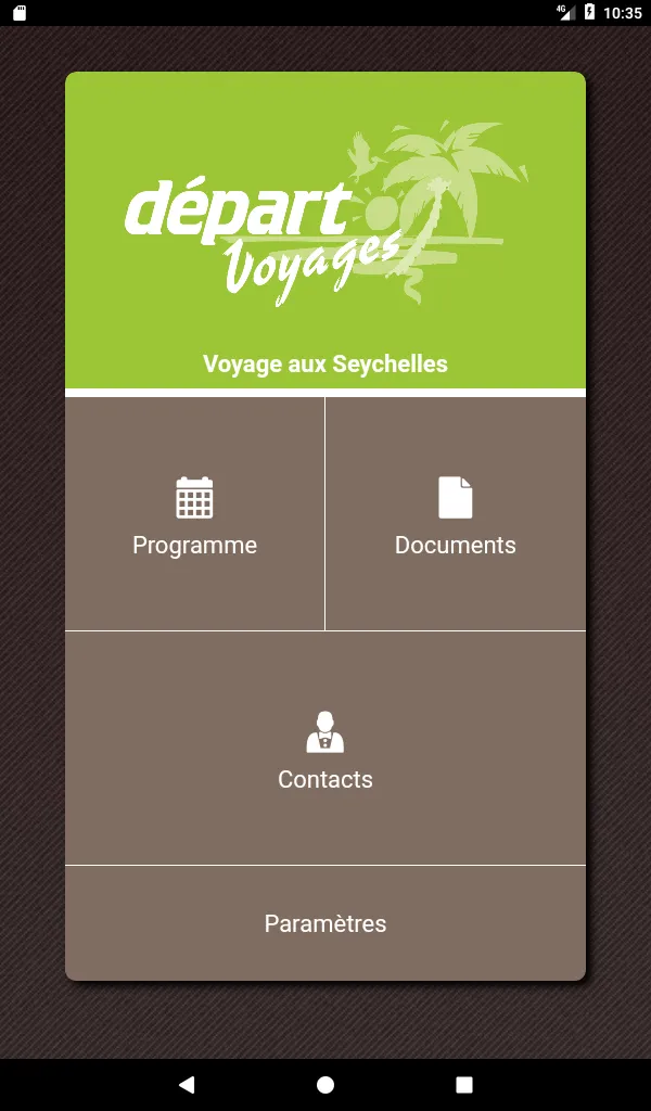 Départ Voyages | Indus Appstore | Screenshot