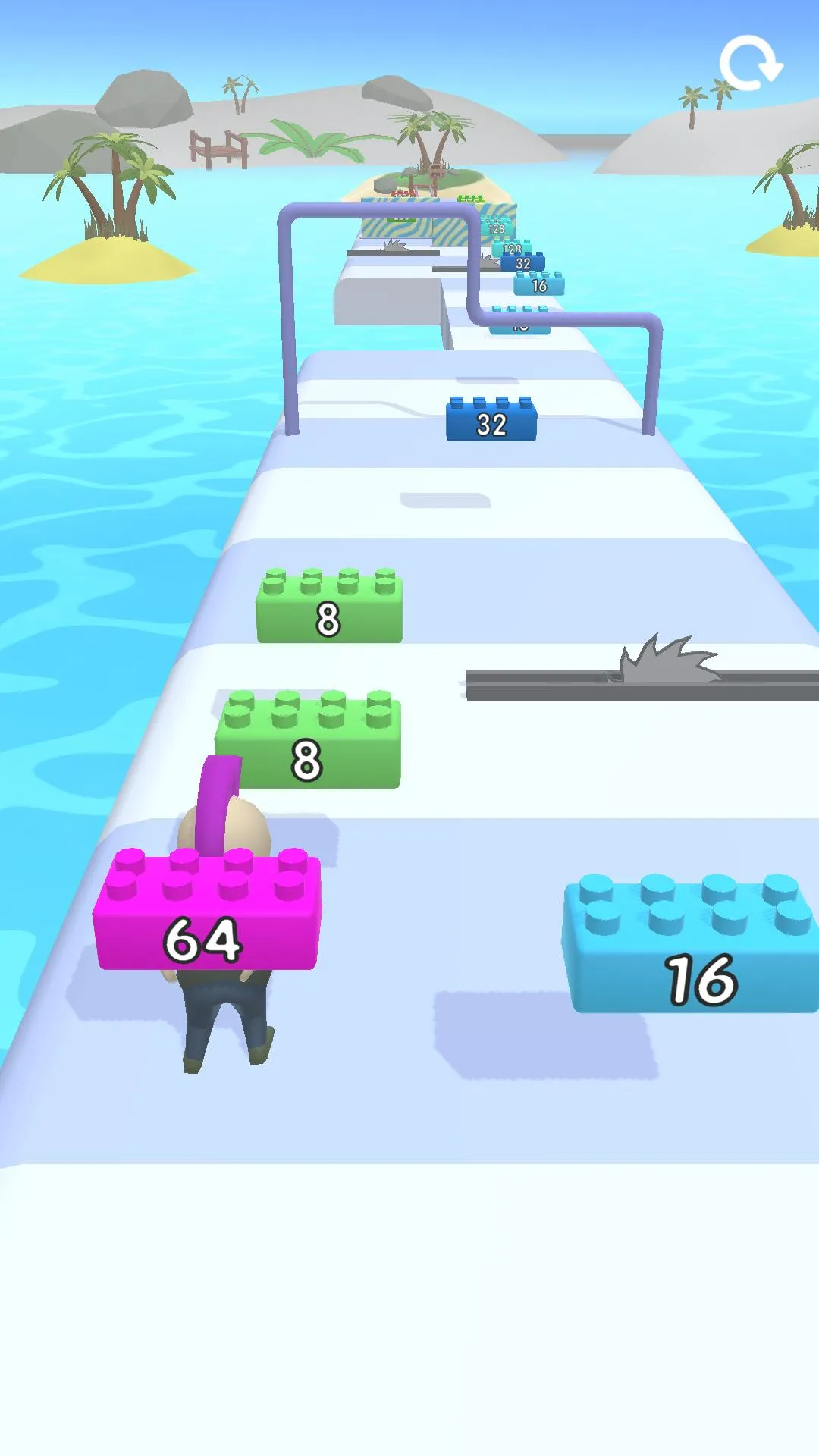 2048 Brick Runner | Indus Appstore | Screenshot