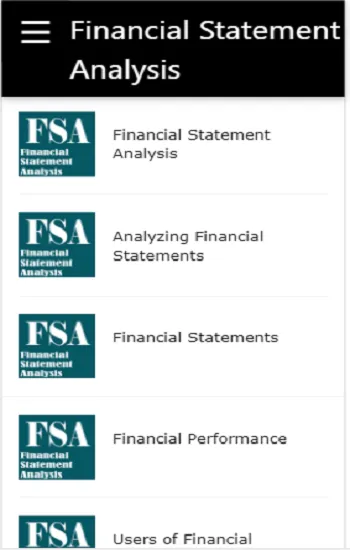 Financial Statement Analysis | Indus Appstore | Screenshot