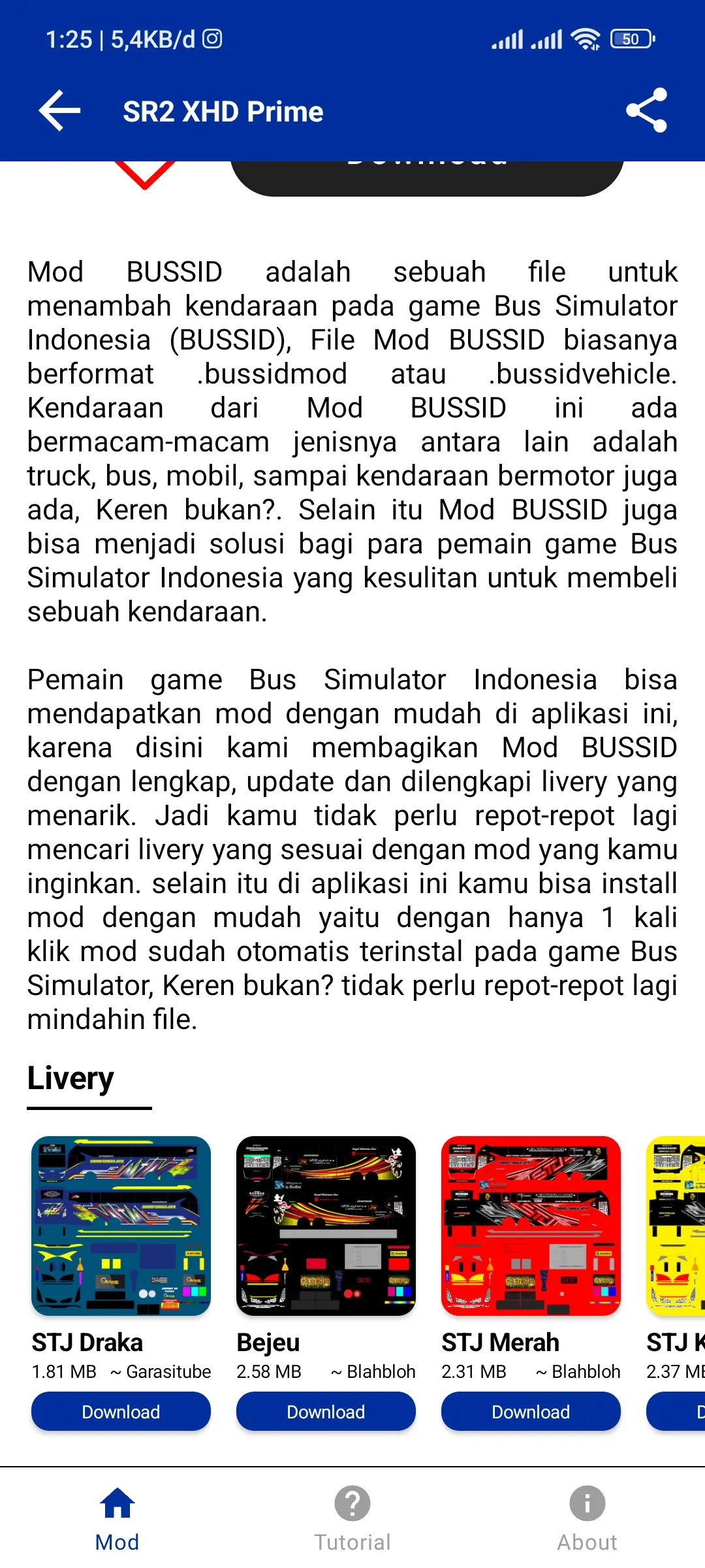 Mod Bussid Bus SR3 STJ Draka | Indus Appstore | Screenshot