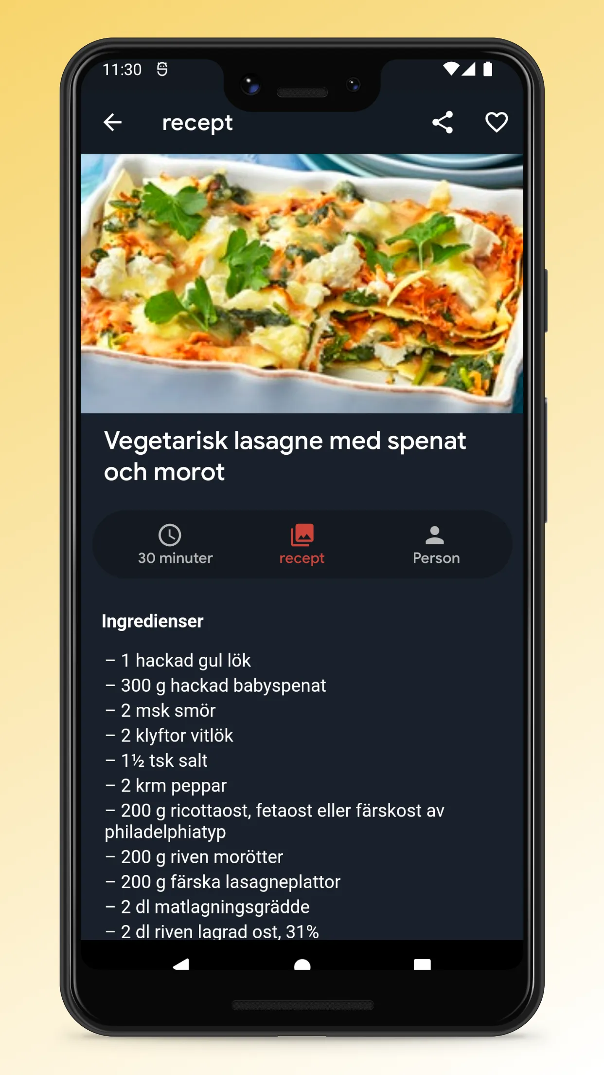 Swedish Food Recipes App | Indus Appstore | Screenshot