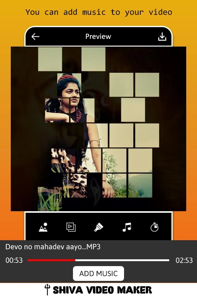 Shiva Mahakal Video Maker | Indus Appstore | Screenshot